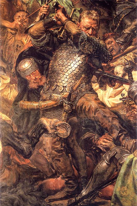 Jan Žižka, detalj fra Jan Matejko-maleriet Slaget ved Tannenberg